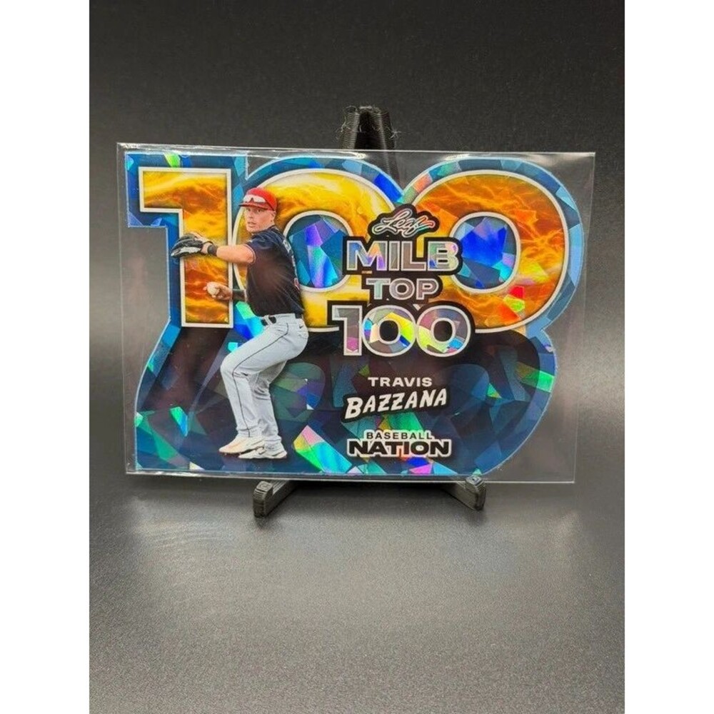 Travis Bazzana MiLB top 100 Blue numbered 1/3